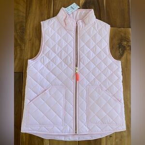 Crewcuts Girl’s Pink Quilted Vest Size 8-NEW